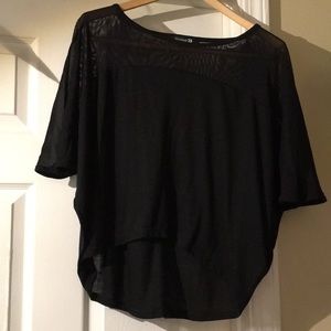 Black crop top